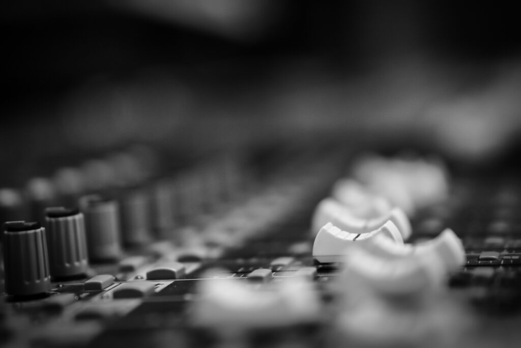 mixing desk